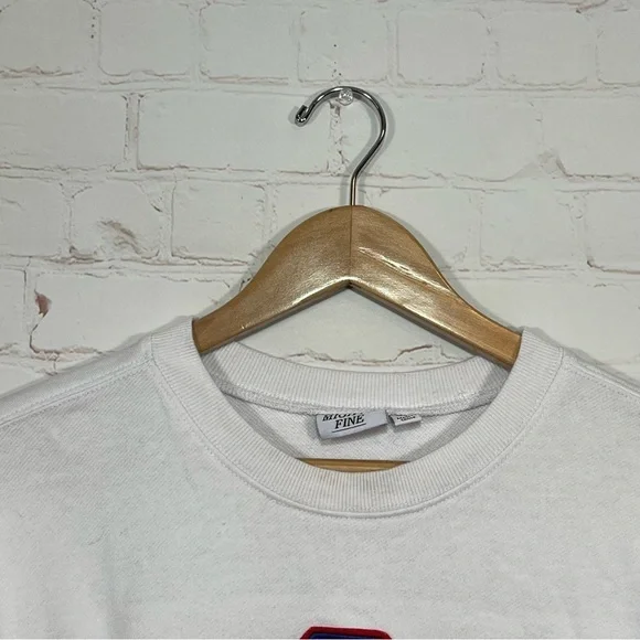 Mighty Fine USA
Embroidered Sweatshirt Womens Size Large White Fleece Pullover - Picture 3 of 12